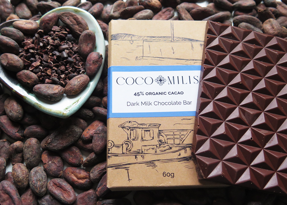 45% Nicaragua Dark Milk Chocolate Bar