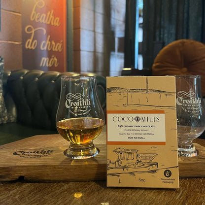 63% Whiskey-Infused Dark Chocolate Bar